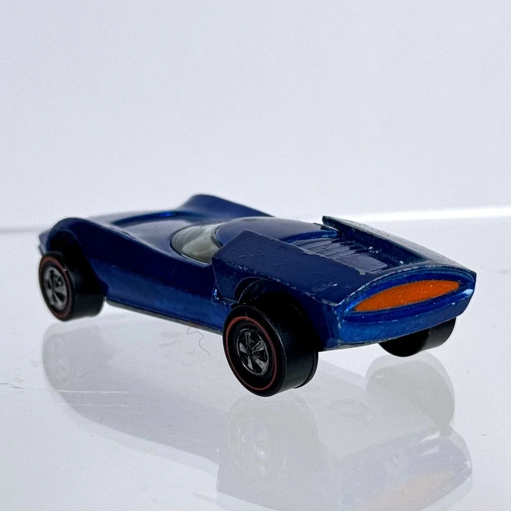 Hot Wheels Redline Turbofire Blue Spectraflame 1968 Vintage Diecast Car USA
